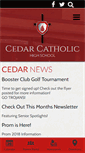 Mobile Screenshot of cedarcatholic.org